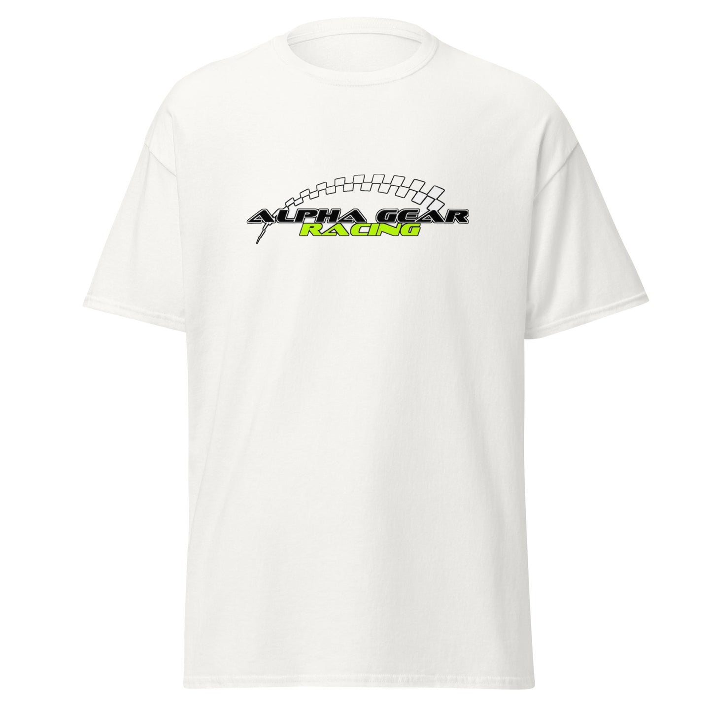 Alpha Gear Racing Esports Unisex T-Shirt white front