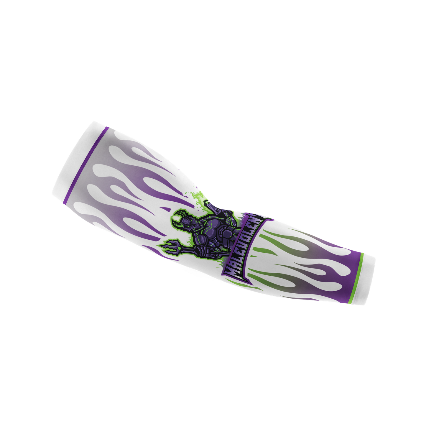 Malevolent Esports Club Compression Arm Sleeve White