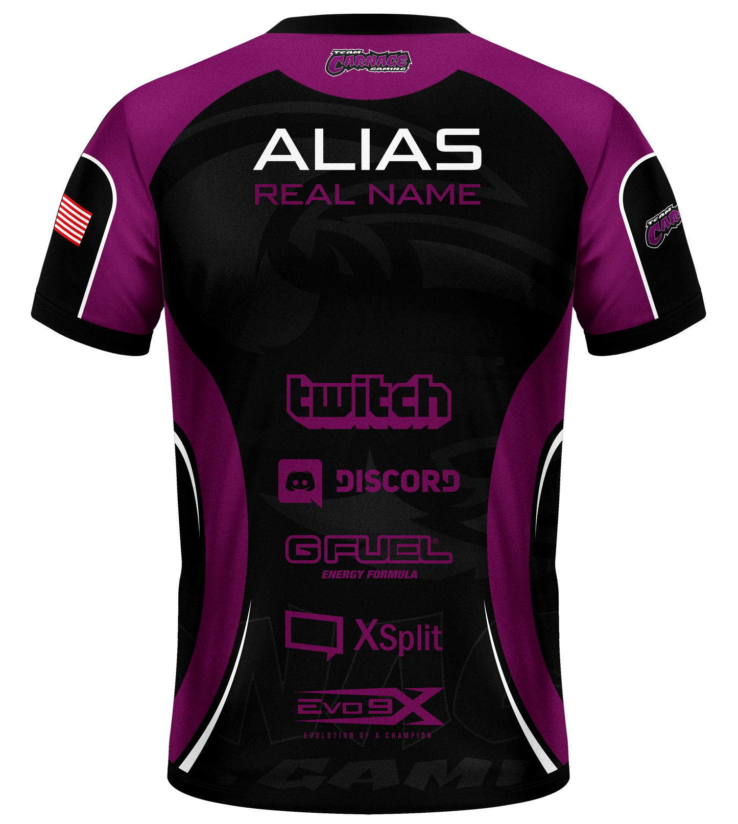 Team Carnage Esports Pro Jersey - Purple