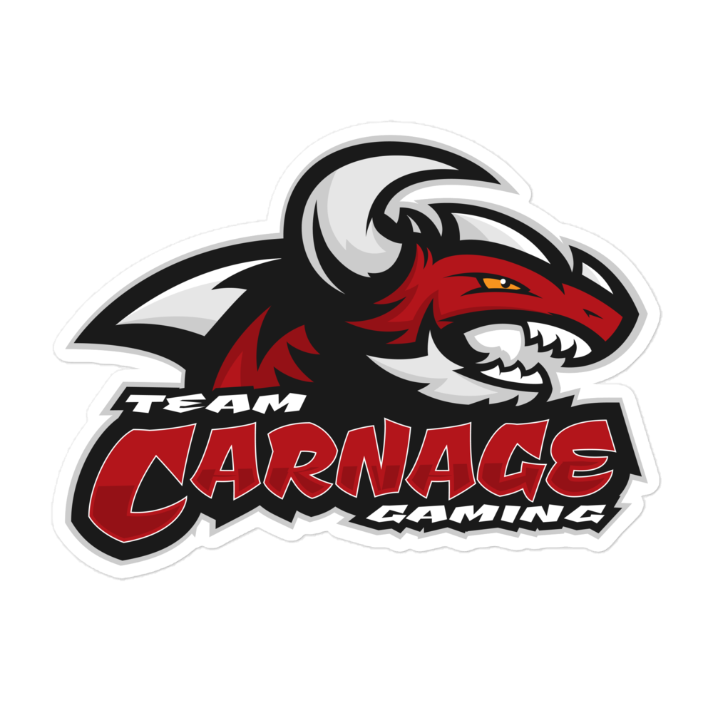 Team Carnage Bubble-free stickers