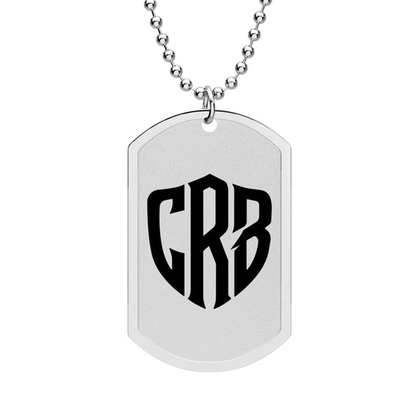 CRIMSON BLADE Dog Tag Necklace