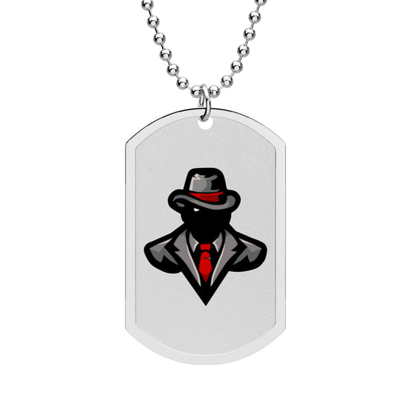 PLUS MAFIA  Dog Tag Necklace