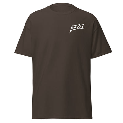 1TA Unisex Esports Classic T-Shirt dark chocolate front