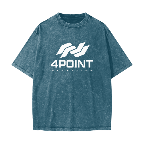 4POINT MARKETING  Washed T-Shirt