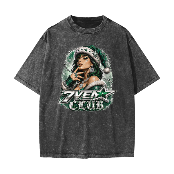 7ven Club Santa Baby Oversized T-Shirt