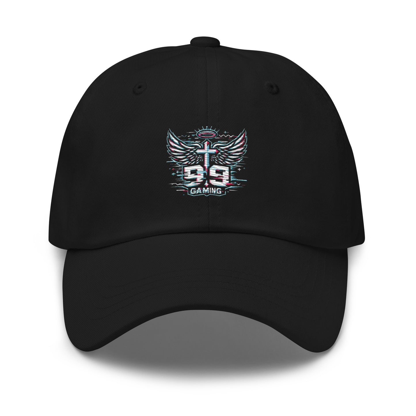 99 Gaming Unisex Classic Dad hat black front 