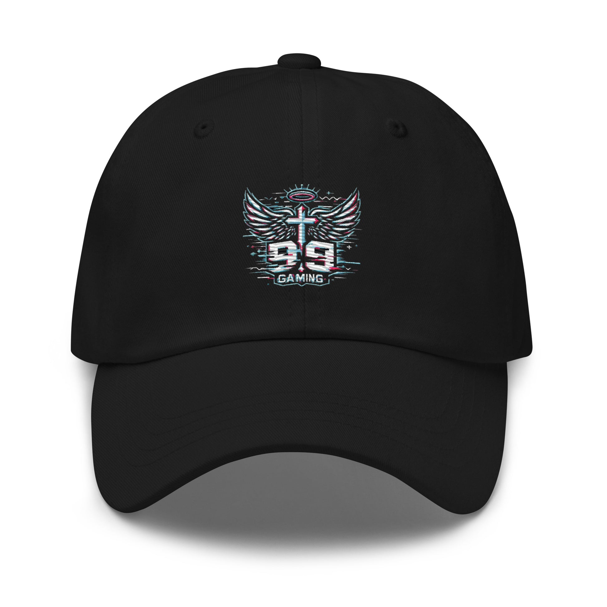 99 Gaming Unisex Classic Dad hat black front 