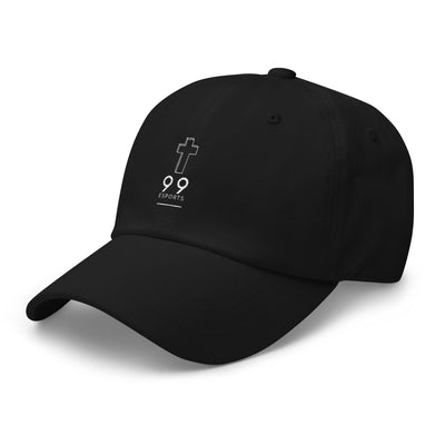 99 gaming Unisex Dad hat black left 