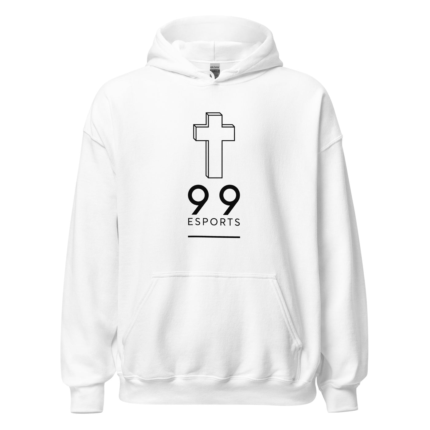 99 gaming Unisex Hoodie white 