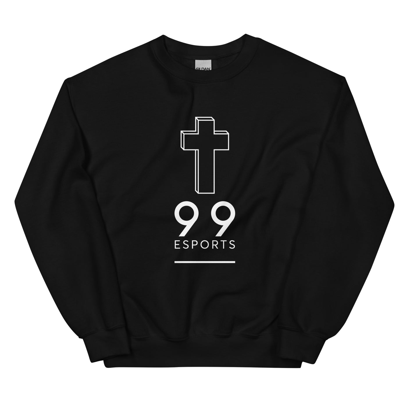 99 gaming Unisex Sweatshirt black front 