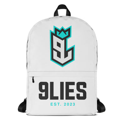 9Lies Esports Backpack white front 