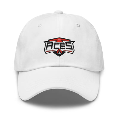 ACES Dad hat white front 