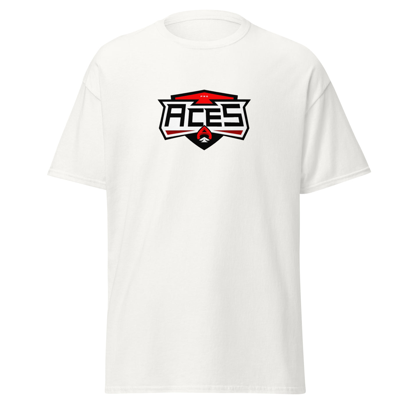 ACES Unisex T-Shirt white front 