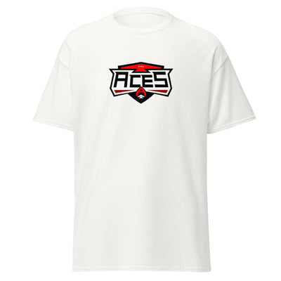 ACES Unisex T-Shirt white front 