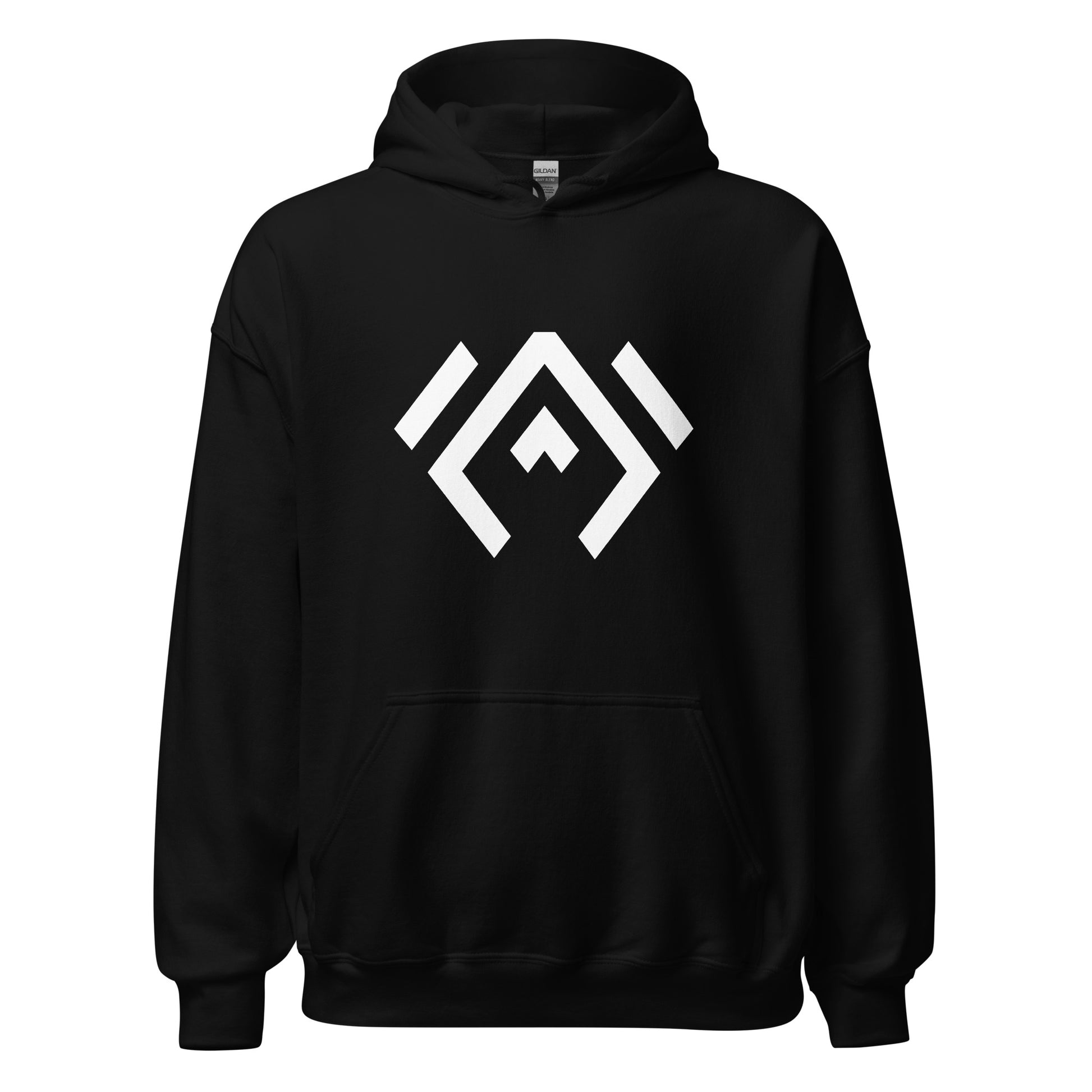 ASO Unisex Hoodie black-front 