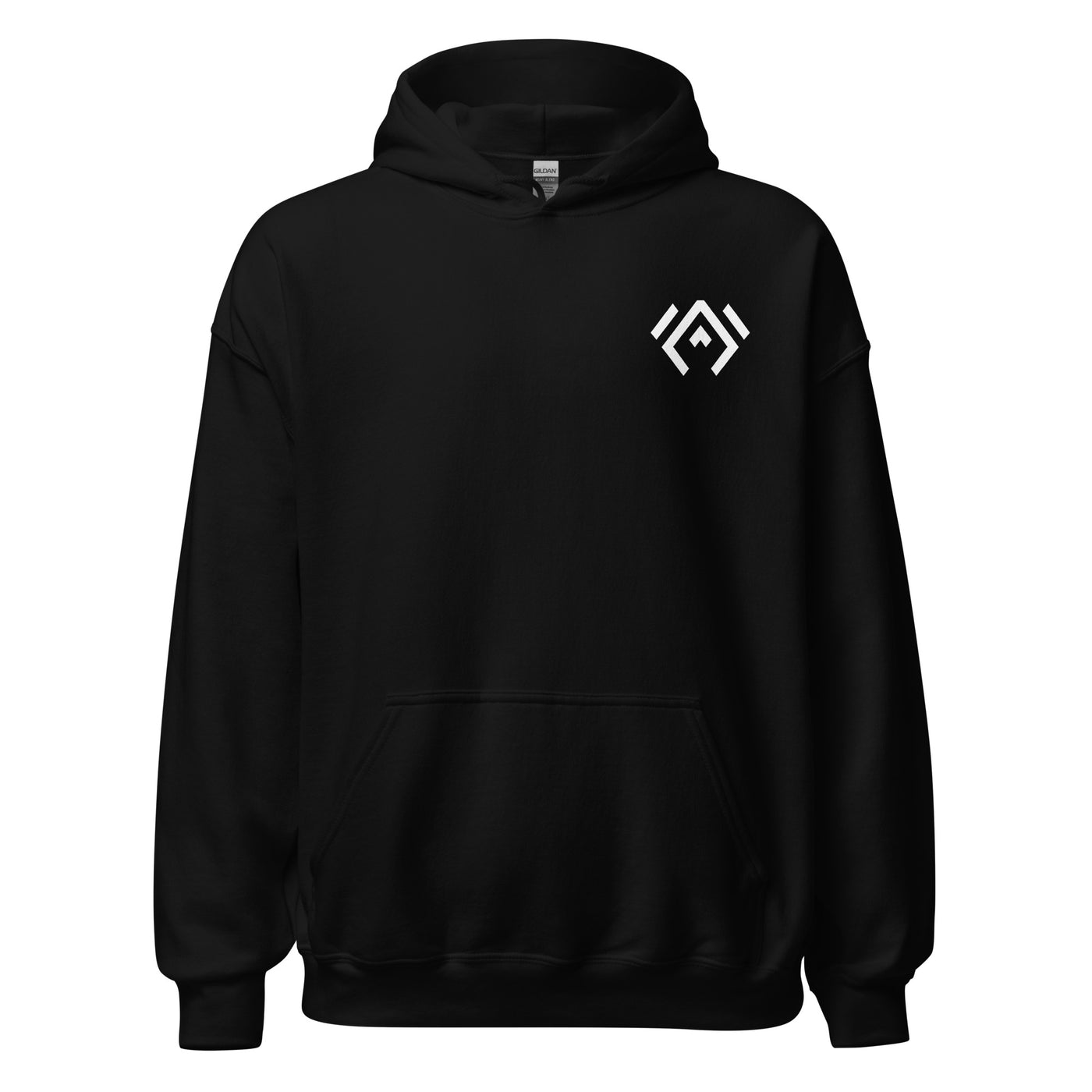 ASO Unisex Hoodie black front 