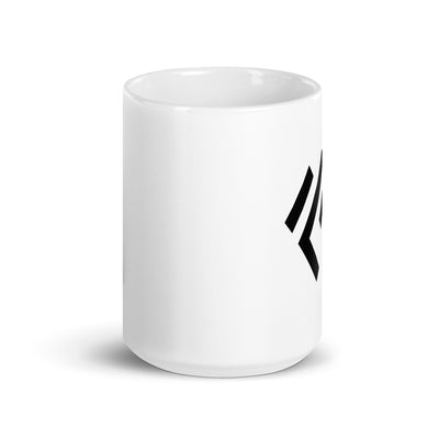 ASO White glossy mug white side