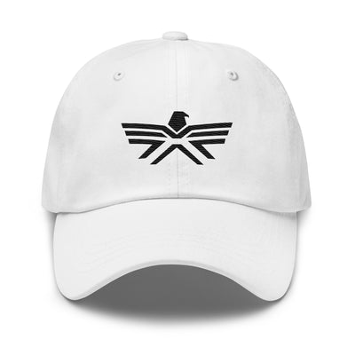 AVIAN Esports Unisex Dad hat white front 