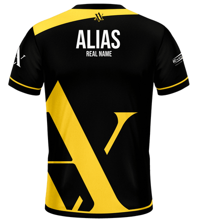 Above All Premium Black Esports Jersey back