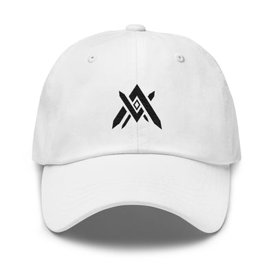 Aevra Esports Unisex Dad hat white front 