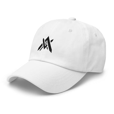 Aevra Esports Unisex Dad hat white left 