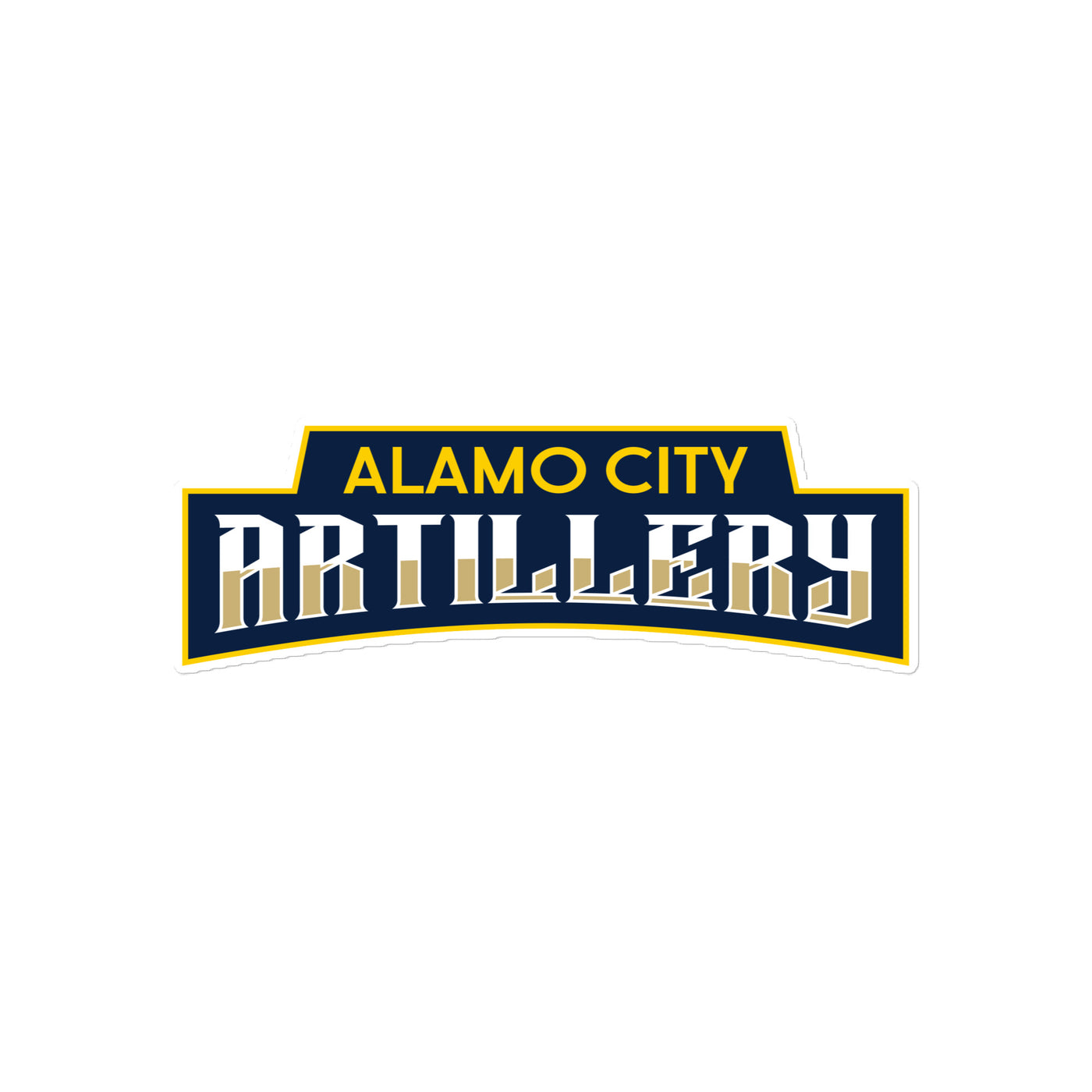 Alamo City Artillery Bubble-free stickers default 1