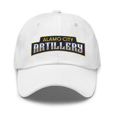 Alamo City Artillery Dad hat front white