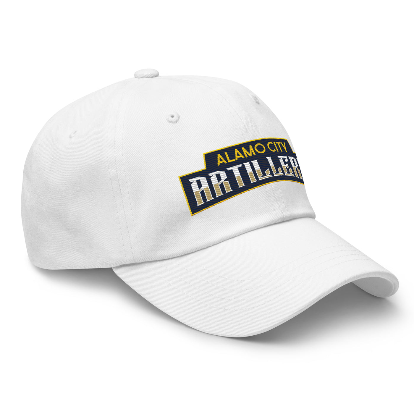 Alamo City Artillery Dad hat white right 