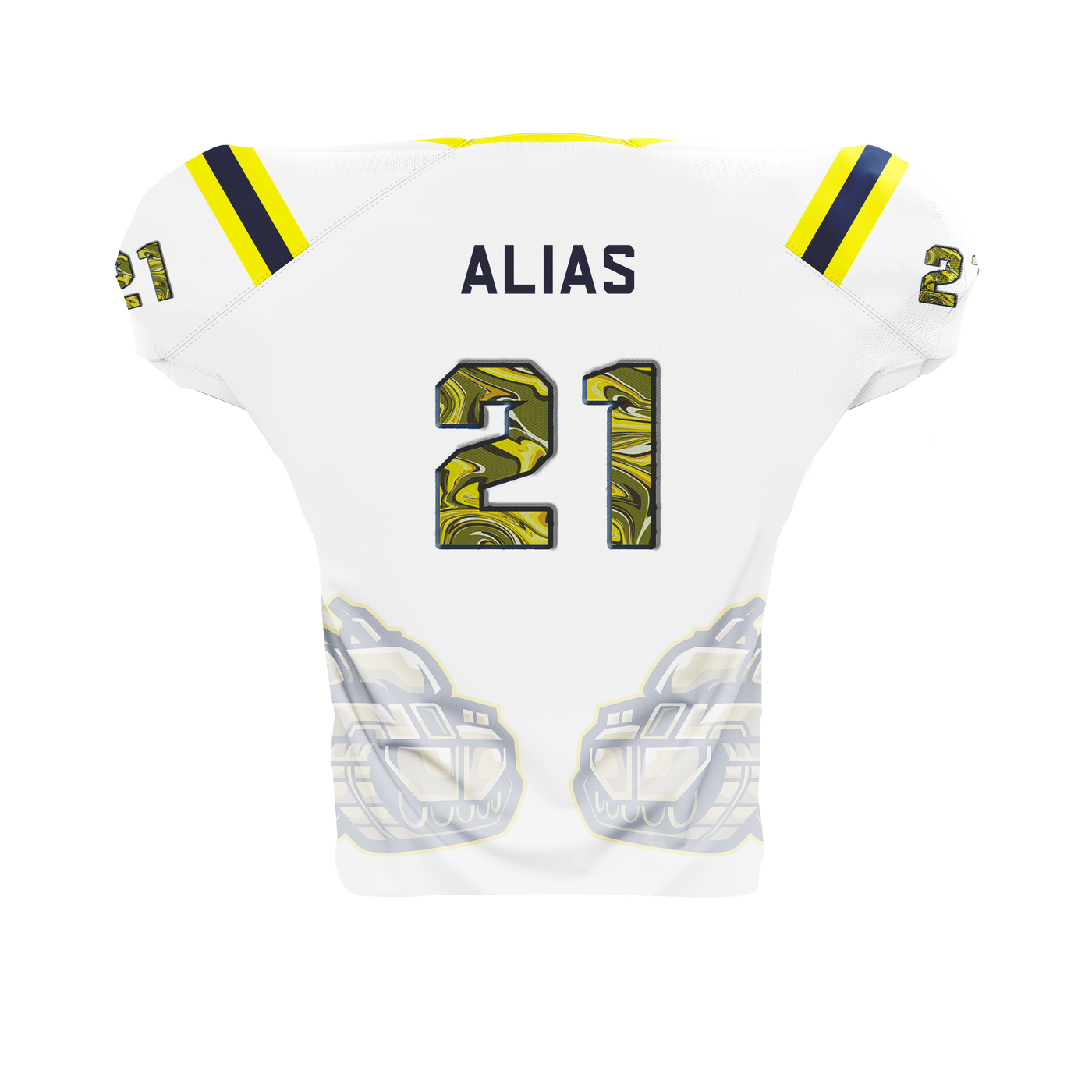 Alamo City Artillery Pro Football Jersey Back