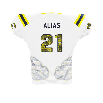 Alamo City Artillery Pro Football Jersey Back