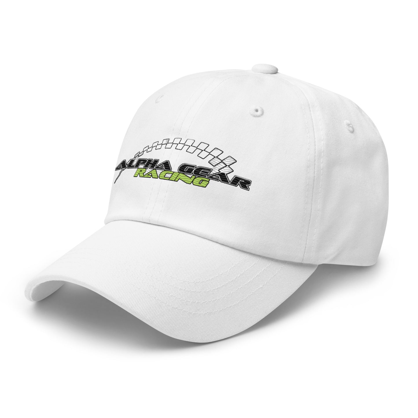 Alpha Gear Racing Esports Unisex Dad hat left front 