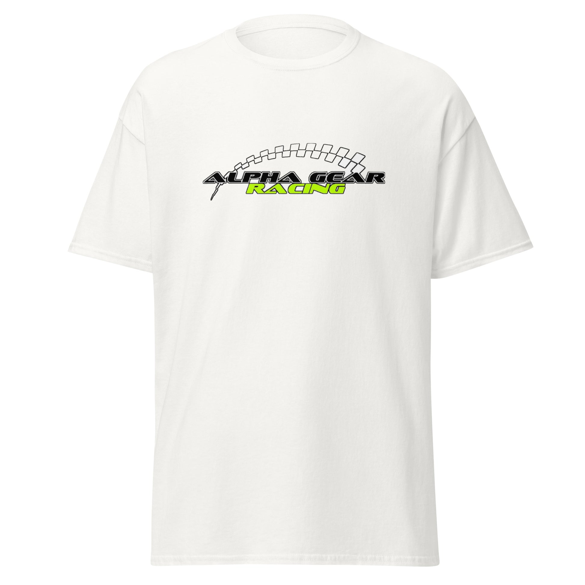 Alpha Gear Racing Esports Unisex T-Shirt white front