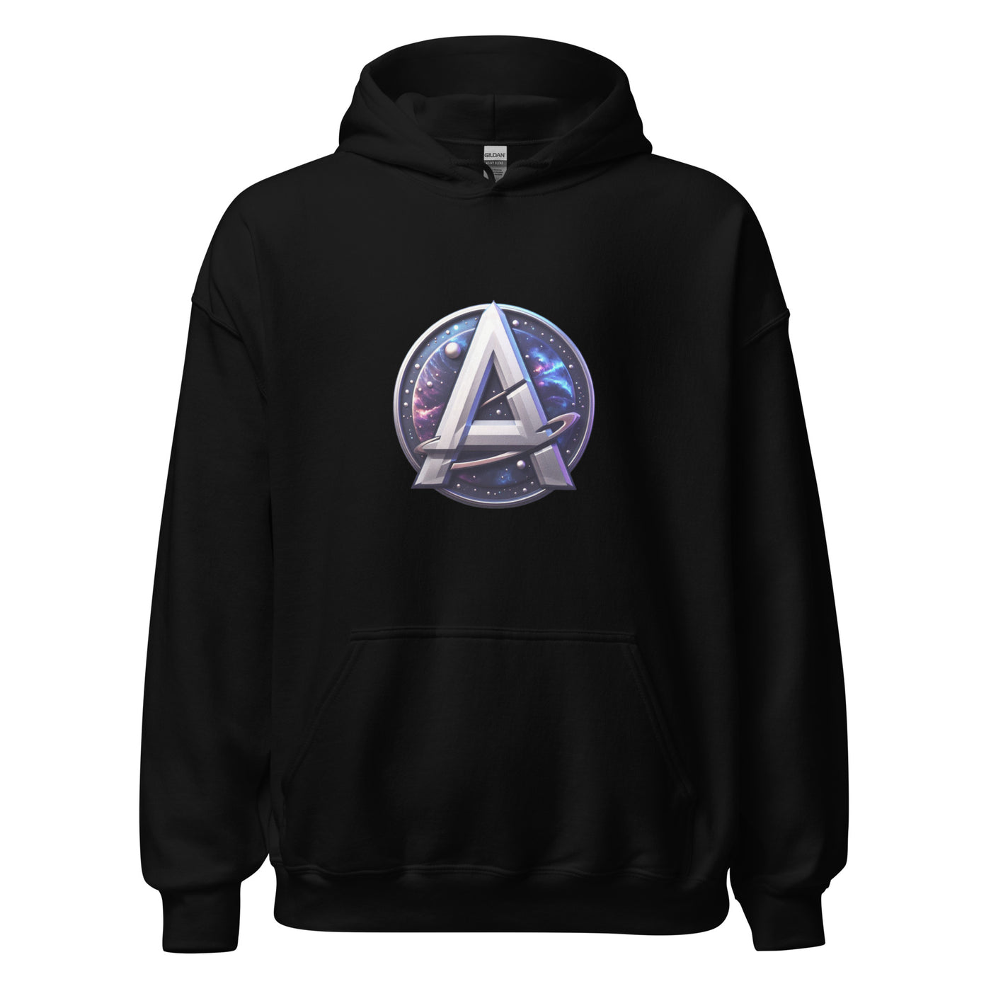 Andromeda Unisex Hoodie black front