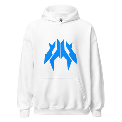 Aquatic Esports Unisex Hoodie white front 