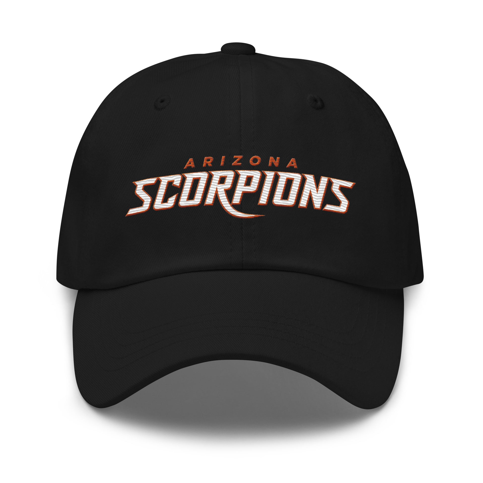 Arizona scorpions Dad hat front black