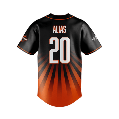 Arizona scorpions Pro Baseball Jersey back