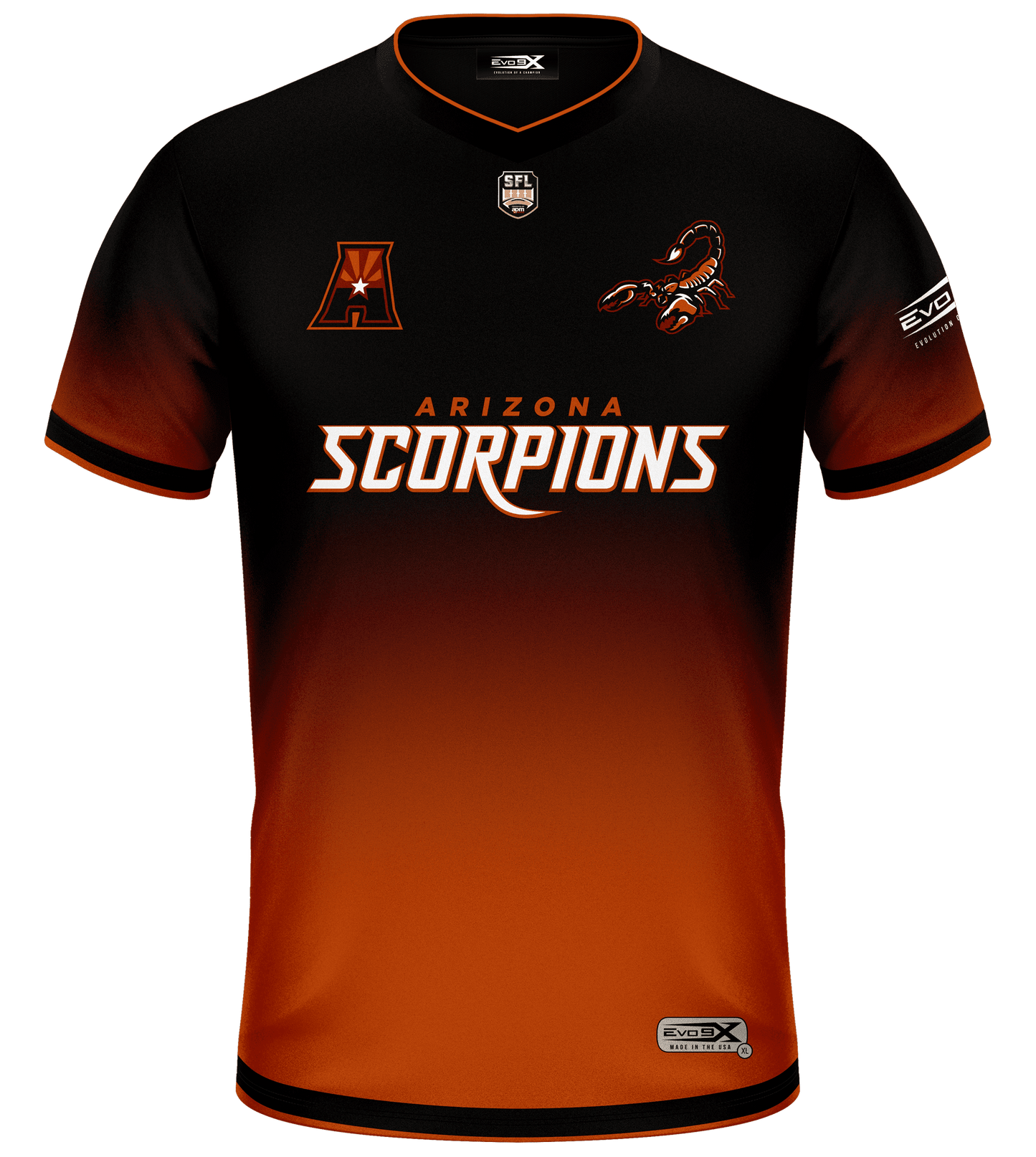 Arizona scorpions Pro Jersey front