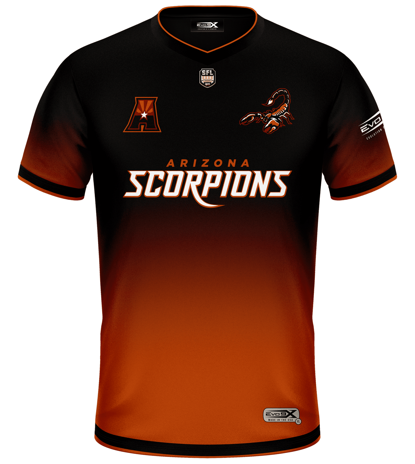 Arizona scorpions Pro Jersey front