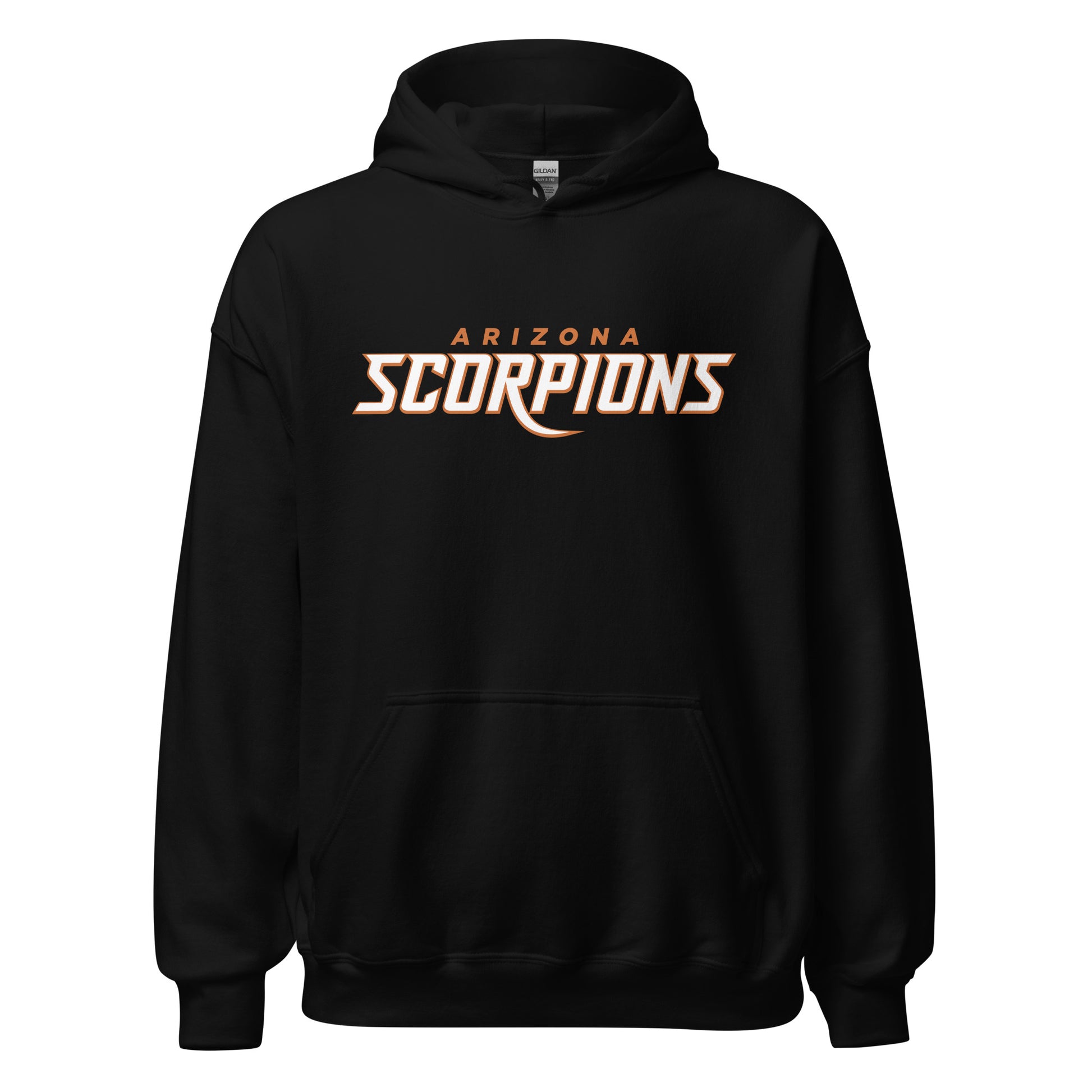 Arizona scorpions Unisex Hoodie black front 