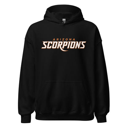 Arizona scorpions Unisex Hoodie black front 