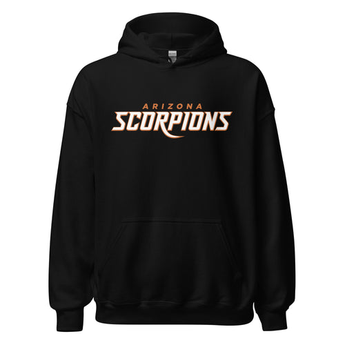 Arizona scorpions Unisex Hoodie black front 