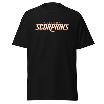 Arizona scorpions Unisex T-Shirt black front 