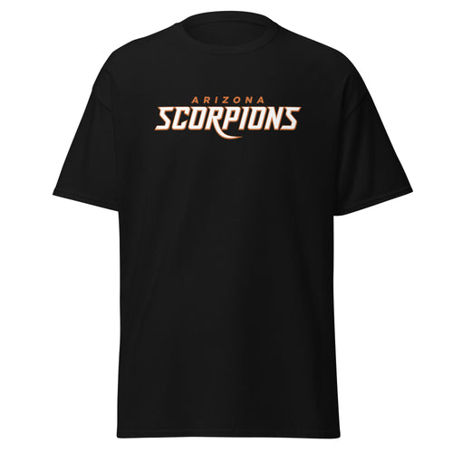 Arizona scorpions Unisex T-Shirt black front 