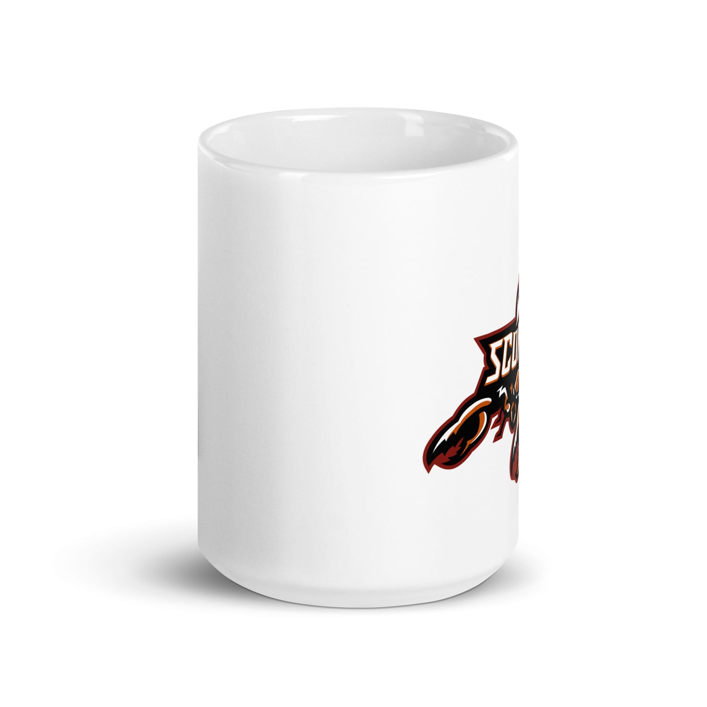 Arizona scorpions White glossy mug front view 