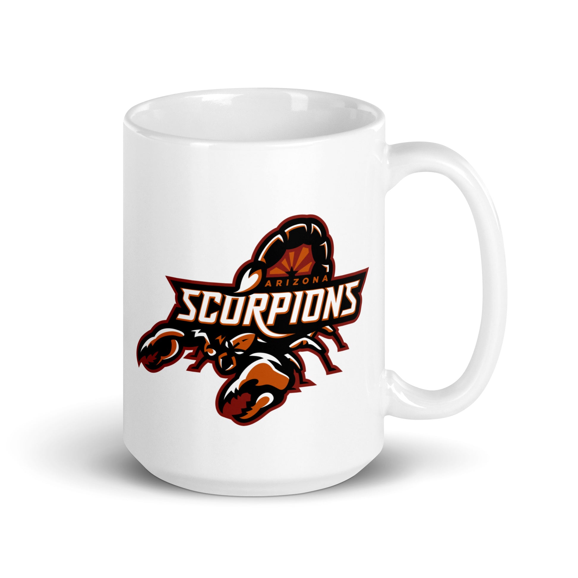 Arizona scorpions White glossy mug right 