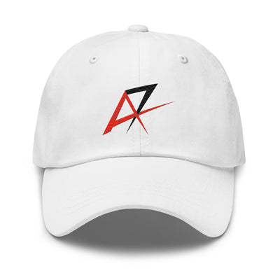 Arrival7 Dad hat white front 