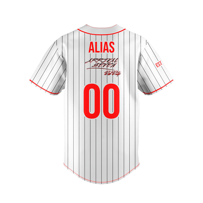 Arrival7 Esports Premium Baseball Jersey 2k24 back