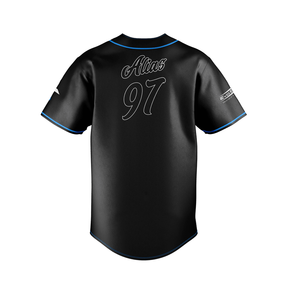 TempZ Impact Baseball Jersey Black