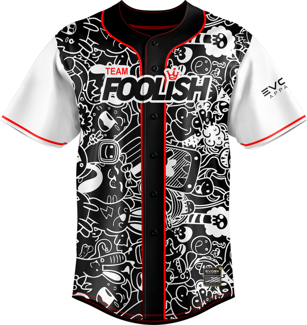 Team Foolish Esports Baseball Jersey