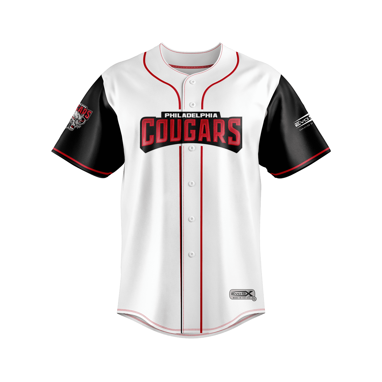 Philadelphia Cougars Baseball Jersey